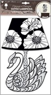 Lamp Wall Sticker LED 22 x 40 cm Swan