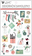Embossed Twig Stickers 14.5 x 25 cm