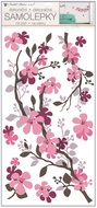 Wall Sticker 69x30 cm, Brown-pink Twig