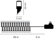 11006_NEW Osvětlen&iacute; v&aacute;nočn&iacute; 50 m &ndash; 500 LED,studen&aacute; b&iacute;l&aacute;, multifunkčn&iacute; 8 m&oacute;dů + 5 m kabel-3