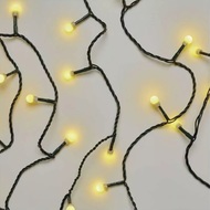 11027 Osvětlen&iacute; v&aacute;nočn&iacute; kuličky 8m-80 LED tepl&aacute; b&iacute;l&aacute;+5m př&iacute;vodn&iacute; kabel-5