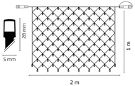 11082 Osvětlen&iacute; v&aacute;nočn&iacute; - nadstaviteln&aacute; s&iacute;ť 2x1,5m-160 LED tepl&aacute; b&iacute;l&aacute;+ 5 cm př&iacute;vodn&iacute; kabel-2