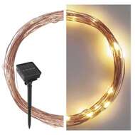 11283 Sol&aacute;rn&iacute; osvětlen&iacute; řetěz 12 m - 120 LED tepl&aacute; b&iacute;l&aacute;-1