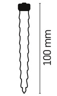 11326 Rampouchy 10cm s padaj&iacute;c&iacute;m efektem řetěz 1,35 m, 100 LED studen&aacute; b&iacute;l&aacute;-2