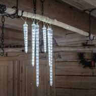 11331 Rampouchy s padaj&iacute;c&iacute;m efektem řetěz 2 m, 6 ks, 160 LED studen&aacute; b&iacute;l&aacute;-5