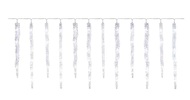Icicles 12 pcs light chain 3.6 m, 60 LEDs cold white