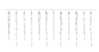 Icicles 12 pcs light chain 3.6 m, 60 LEDs cold white