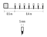 11475 Osvětlen&iacute; řetěz 8,4 m, 120 LED, studen&aacute; b&iacute;l&aacute;-2