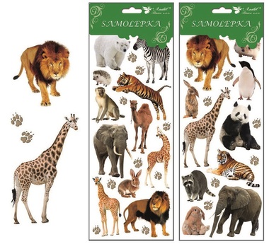 Animal Stickers ZOO 30 x 12 cm