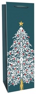 12572 Ta&scaron;ka na lahev zimn&iacute; se zlatou ražbou 12 x 36 x 9 cm-2