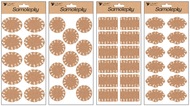Write-on Stickers 28x14 cm, Cork