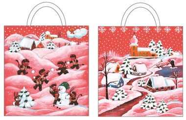 PE Red Bag 48 x 44 x 9 cm 
