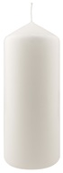 Candle WHITE O 8 x 20 cm, 100 hours, Cylinder Shape