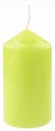 Candle GREEN 6 x 11 cm, 32 hours, Cylinder Shape