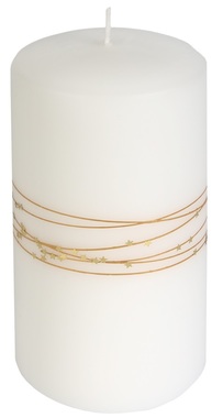 Cylinder Shape Candle O 70 x 140 mm Galaxy 
