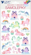 Embossed Stickers - Unicorns 21 x 14 cm