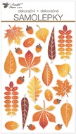 Plastic Stickers - Autumn Leaves 14 x 25 cm