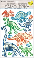 15113 Samolepka na zeď sv&iacute;t&iacute;c&iacute; ve tmě 41 x 25 cm, dinosauři-1