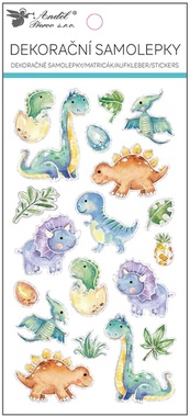 Hologram Stickers - Dinosaurs 10 x 21.5 cm