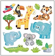 15152 Samolepky ZOO 25 ks v krabičce 13 x 15,5 cm-3