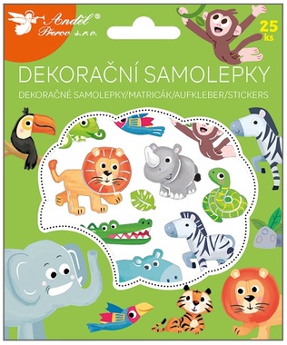 Stickers 25 pcs - ZOO 13 x 15.5 cm