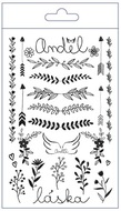  Tattoo Stickers 8,5 x 13 cm, Love/Angel 
