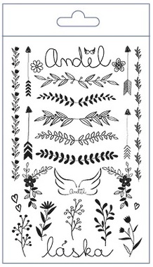  Tattoo Stickers 8,5 x 13 cm, Love/Angel 
