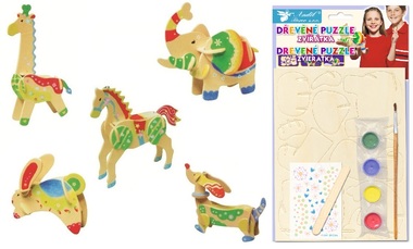 Wooden Puzzle Animals 20 x 15 cm