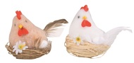 Easter Hen in a Nest 7 x 8 x 7 cm