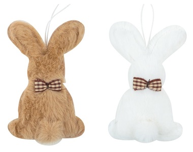 Hanging Plush Rabbit 6 x 11 x 2 cm