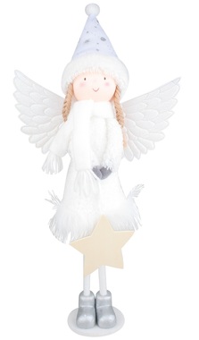 Standing Angel w/Star 47 cm
