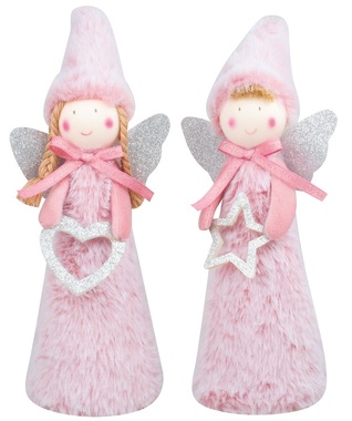 Standing Angel Pink 28 cm 