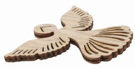 18240 Anděl dřevěn&yacute; mix barev 4 x 3 x 0,3 cm, 12 ks v s&aacute;čku-2