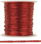 Dekoratív cérna piros, 20 m x 1 mm