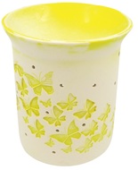 Porcelain Aroma Lamp 9,5 x 11 cm w/Butterflies