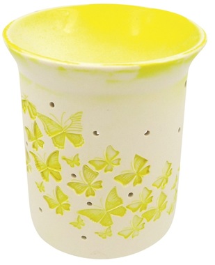 Porcelain Aroma Lamp 9,5 x 11 cm w/Butterflies