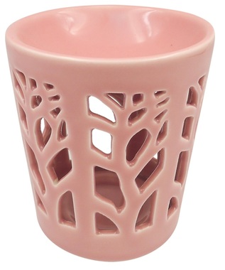 Porcelain Aroma Lamp 10,5 x 12 cm Pink