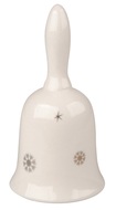 Arany díszítésű csengő, porcelán, 6 x 12 cm