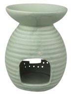 19605 Aromalampa se stromem porcel&aacute;nov&aacute; 10 x 13 cm zelen&aacute;-2