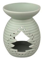 19605 Aromalampa se stromem porcel&aacute;nov&aacute; 10 x 13 cm zelen&aacute;-1
