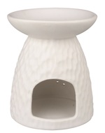 19606 Aromalampa s hvězdou porcel&aacute;nov&aacute; 10 x 13 cm b&iacute;l&aacute;-2