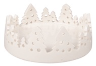 19613 Dekorace z porcel&aacute;nu se stromečky 10,5 x 4 x 10,5 cm-1