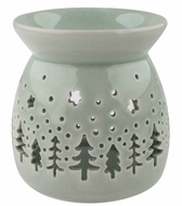 19622 Aromalampa zimn&iacute; les porcel&aacute;nov&aacute; 10 x 9,5 x 10 cm-1