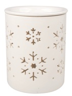 19634 Aromalampa vločky porcel&aacute;nov&aacute; 10.5 x 13 x 10,5 cm-1
