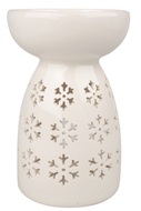 19636 Aromalampa vločky porcel&aacute;nov&aacute; 9 x 14 x 9 cm-1