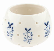 19642 Sv&iacute;cen porcel&aacute;nov&yacute; Květiny modr&eacute; ? 7 x 5 cm-2