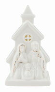 19653 Sv&iacute;t&iacute;c&iacute; porcel&aacute;nov&yacute; Betl&eacute;m 8 x 13 x 5,5 cm, tepl&aacute; b&iacute;l&aacute;, 1 LED, časovač-1