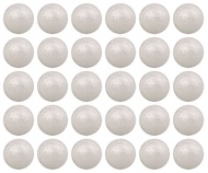 1992 Kuličky b&iacute;l&eacute; polystyr&eacute;nov&eacute; glitrov&eacute; cca 2 cm, 30 ks-2