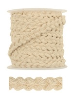 Decoration Lace String, 0.5 cm x 2 m, Beige