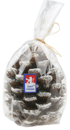 20051 Sv&iacute;čka &scaron;i&scaron;ka hněd&aacute; s b&iacute;l&yacute;m glitrem, 9 x 6 cm-2
